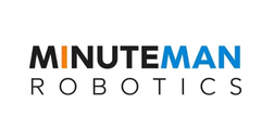 Minuteman Robotics logo. Specializing in robotic solutions for various industries.