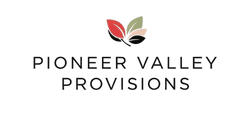 Pioneer Valley Provisions logo. Local food and provisions in Pioneer Valley.