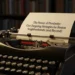Geo-Targeting Strategies for Boston: Typewriter with title The Power of Proximity: Geo-Targeting Strategies for Boston Neighborhoods.