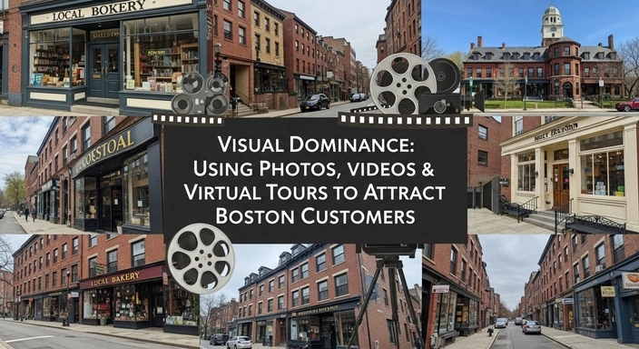 Visual Dominance: Using Photos, Videos & Virtual Tours to Attract Boston Customers