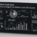 Boston Local SEO success: Analytics & insights data charts on a black screen. Digital marketing strategy.